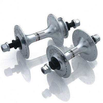 Miche PISTA set ruote pista alluminio 32 fori argento.