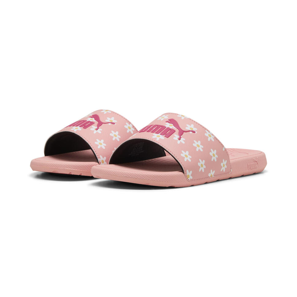Młodzieżowe klapki Cool Cat 2.0 Daisies PUMA Pink Fruit White Almost Apricot