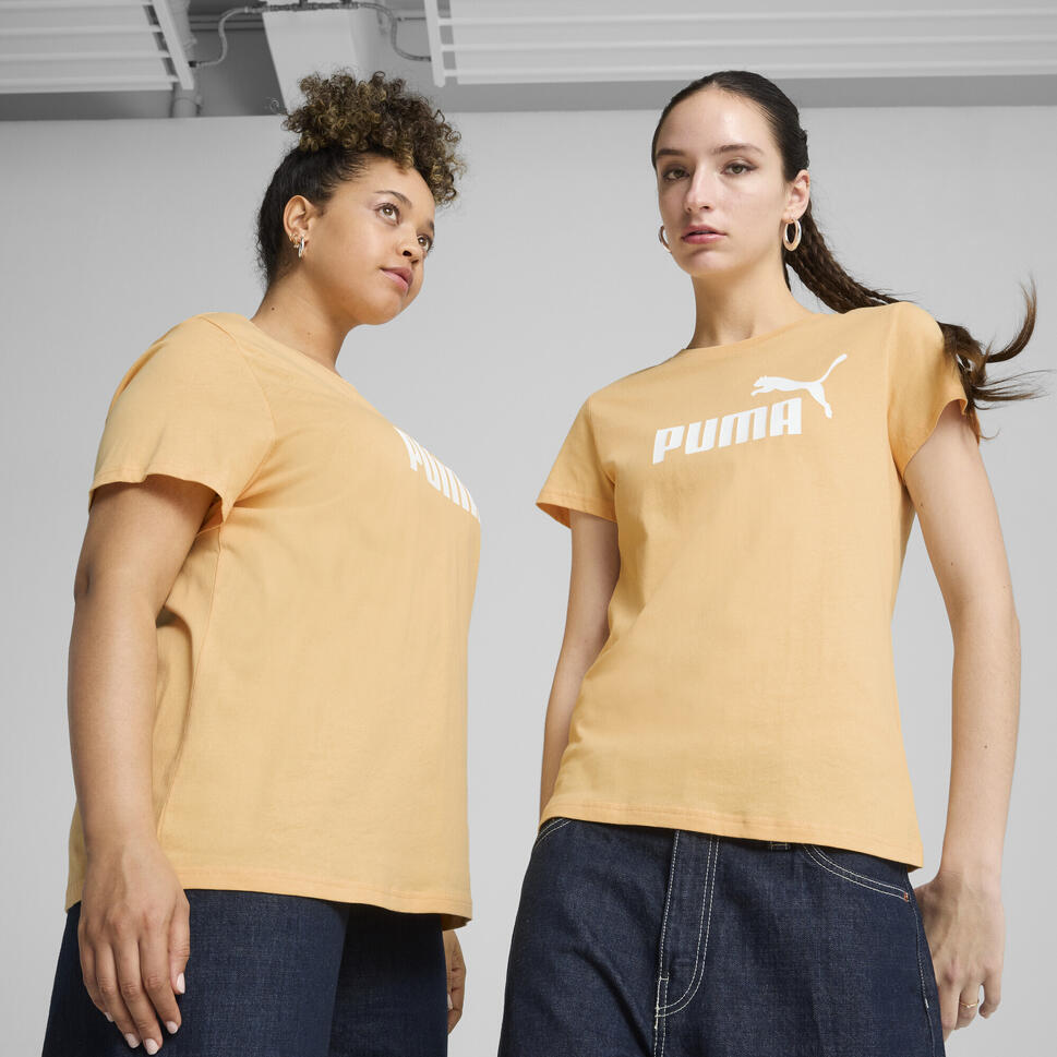 Damska koszulka z logo ESS No. 1 PUMA Almost Apricot Orange