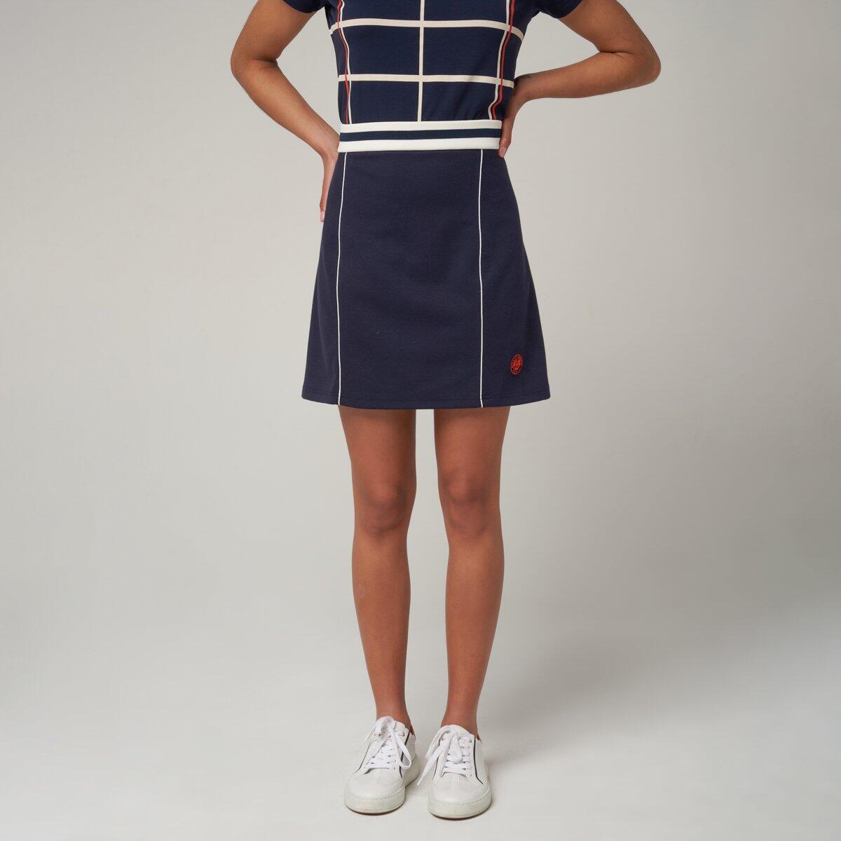 Jupe héritage Roland-Garros - bleu marine 3/5