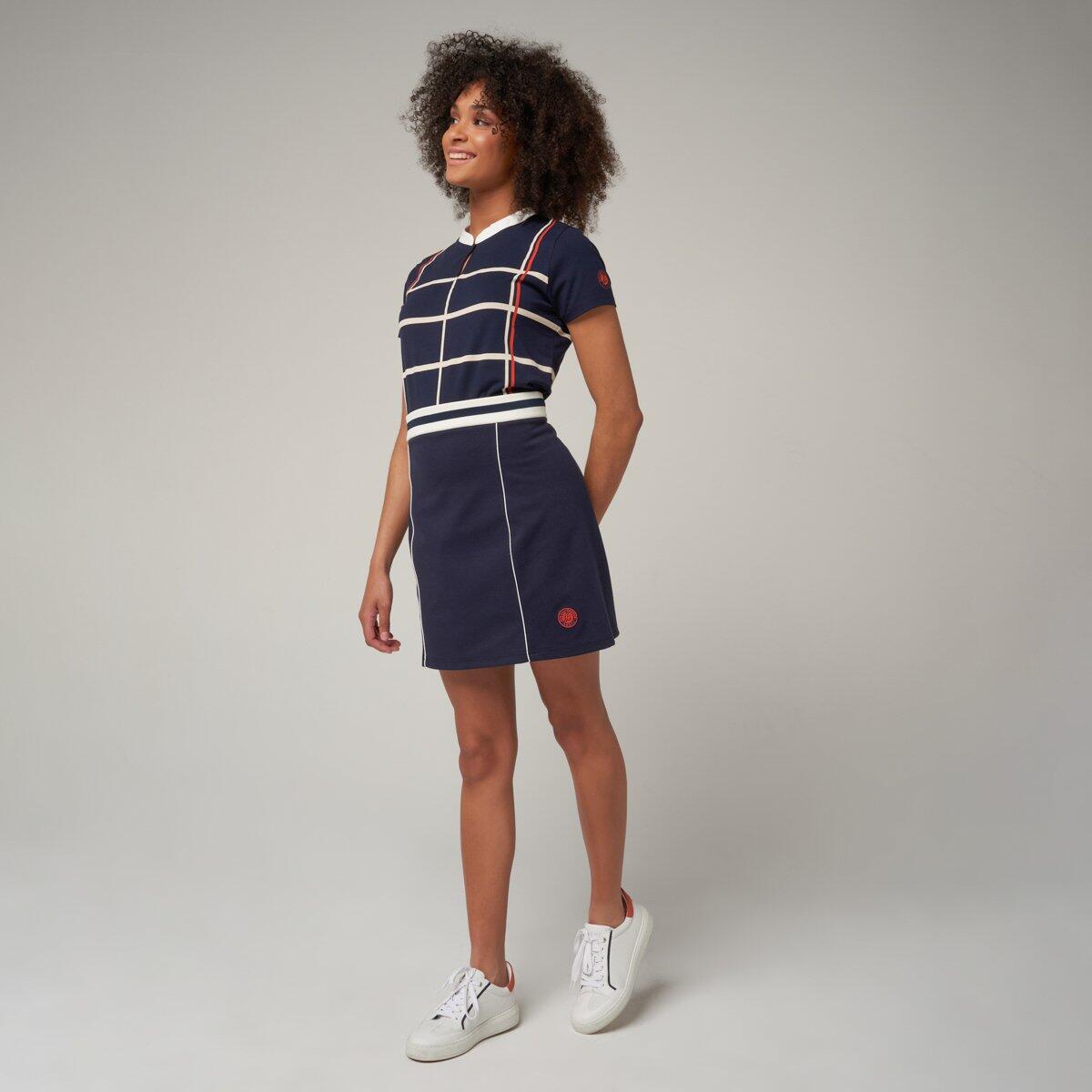 Jupe héritage Roland-Garros - bleu marine 2/5