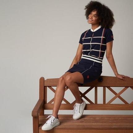 Jupe héritage Roland-Garros - bleu marine