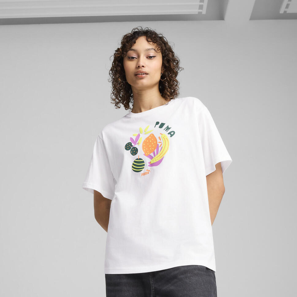 Damska koszulka GRAPHICS Relaxed Fruity PUMA White