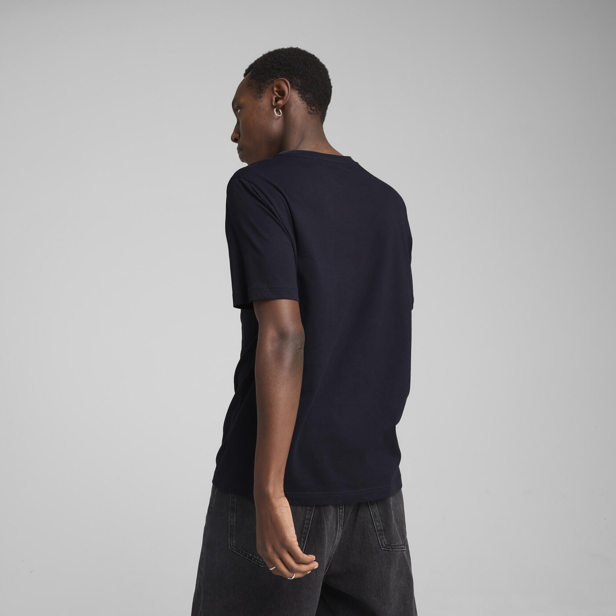 T-shirt fitness homem Graphics Sneaker PUMA New Navy Blue 3/7