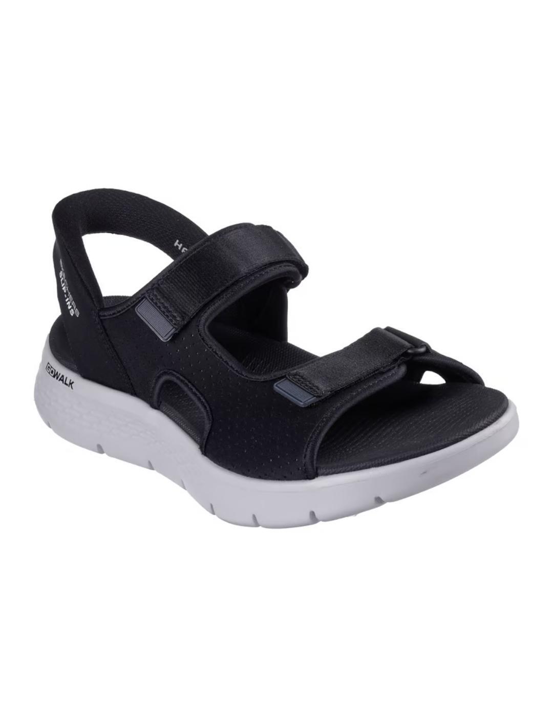 Sandales pour hommes Skechers Go Walk Flex slip-ins Noir 3/6