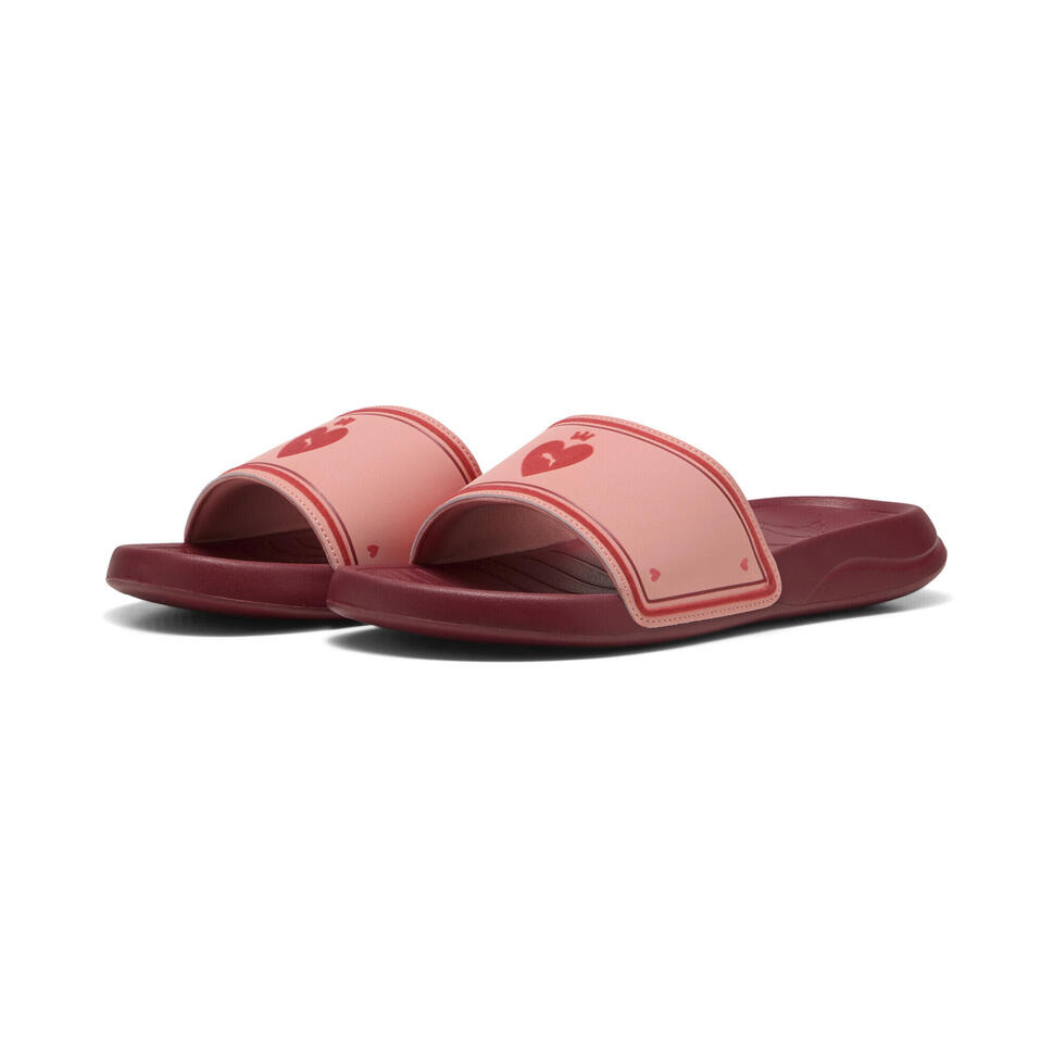 Damskie klapki Popcat 20 Idylle PUMA Pink Fruit Peach Frost Dark Crimson Red