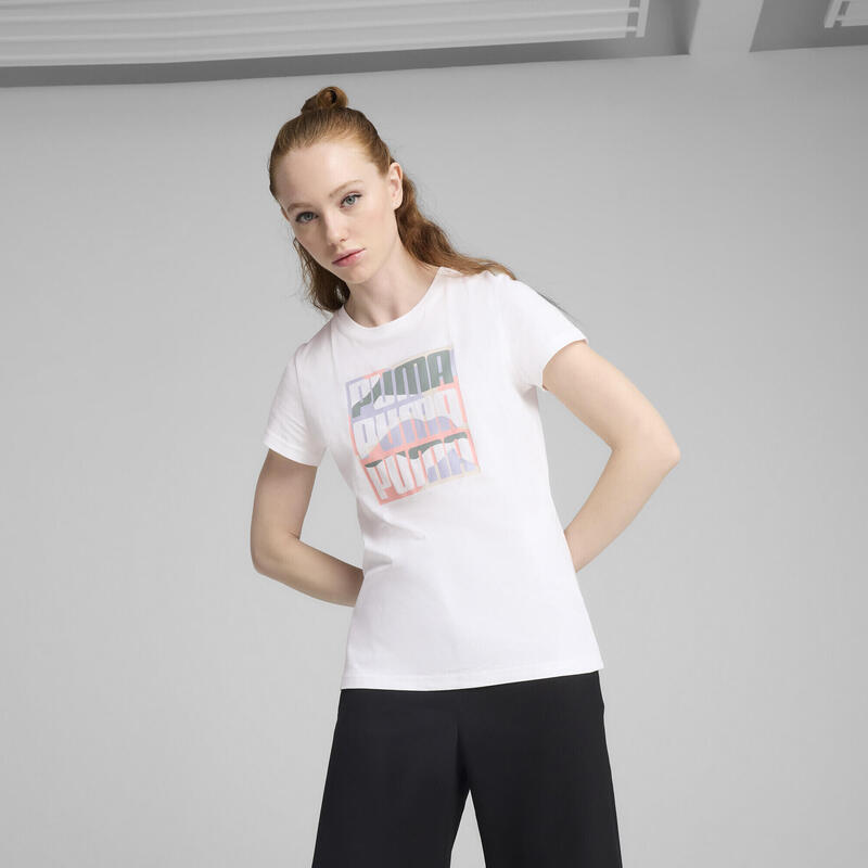 Damska koszulka GRAPHICS Mountain PUMA White