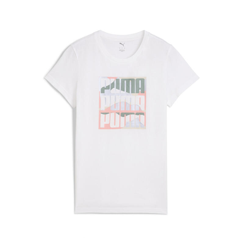 Damska koszulka GRAPHICS Mountain PUMA White