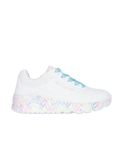Zapatillas para Niña Skechers uno lite lovelly Blanco