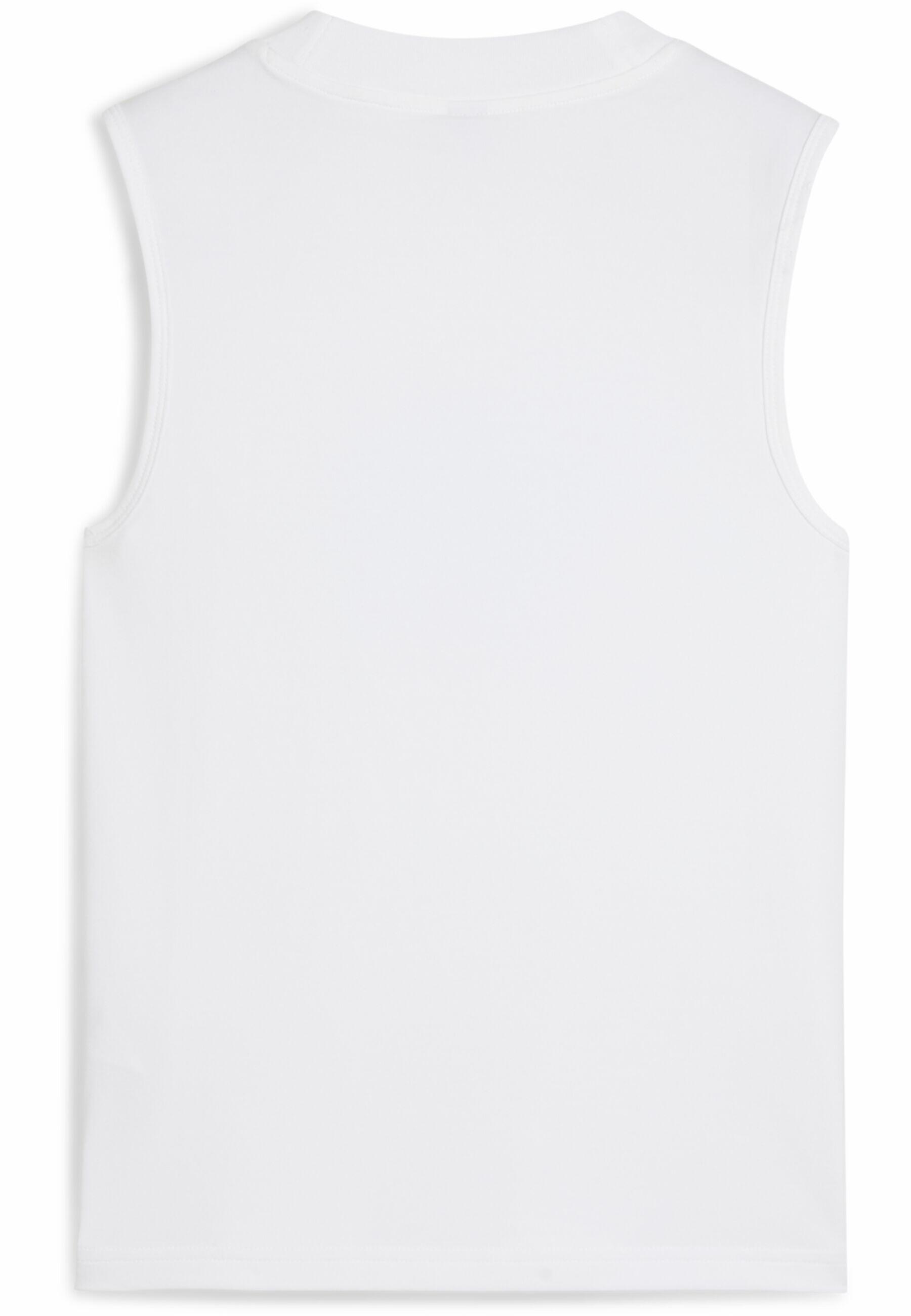 PUMA Camiseta estampada de tirantes y corte semiajustado Palm Resort Mujer PUMA White