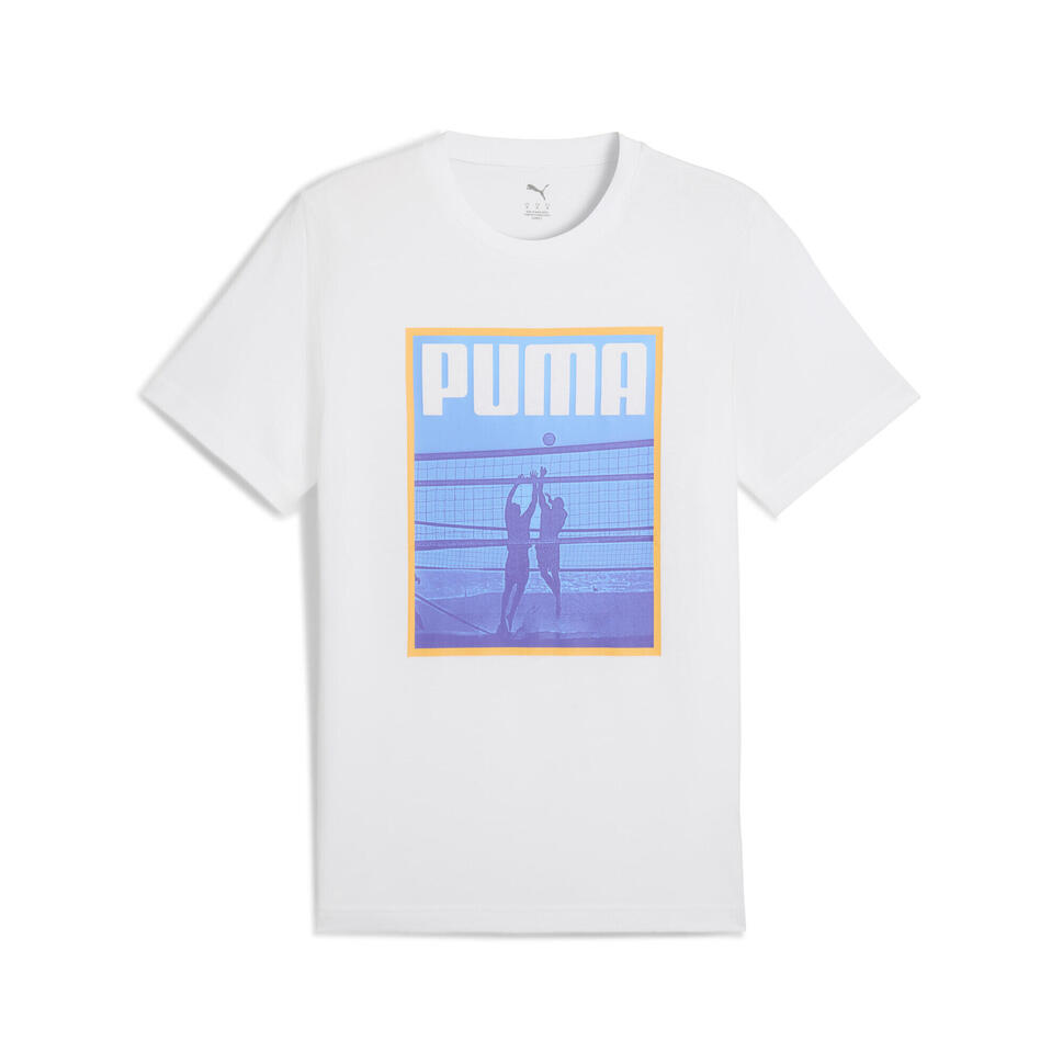 Męska koszulka Graphics Volley PUMA White
