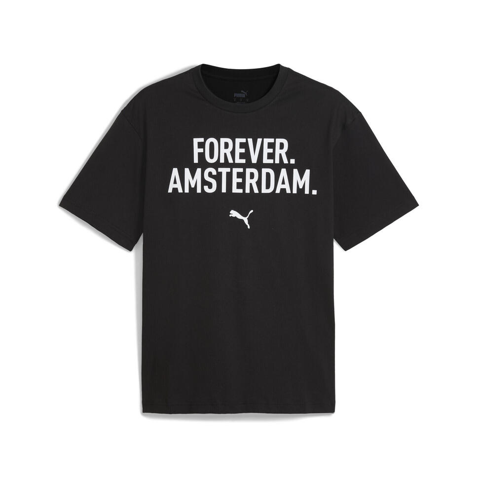 Męska koszulka Concept 2 Amsterdam o luźnym kroju PUMA Black