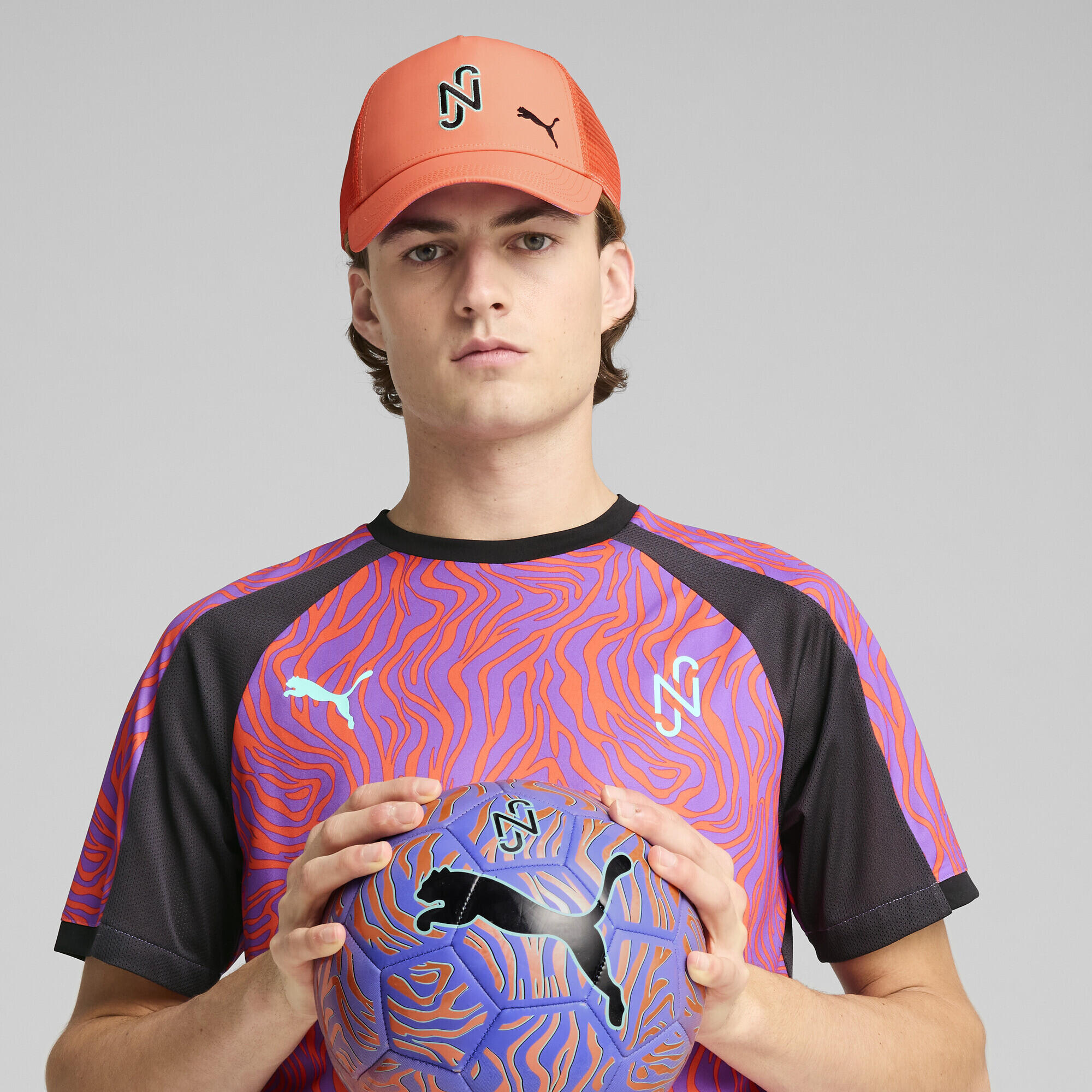 Casquette Neymar Jr PUMA Orange Poppy Black 4/7