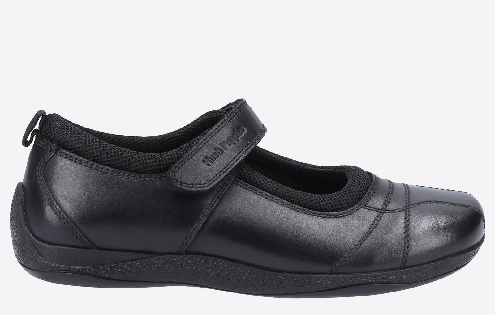 Hush Puppies Clara Junior Girls Leather Memory Foam Shoes 1/4