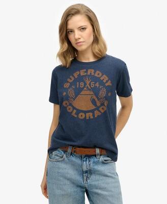 Casual katoenen t-shirt lo-fi outdoor mono.