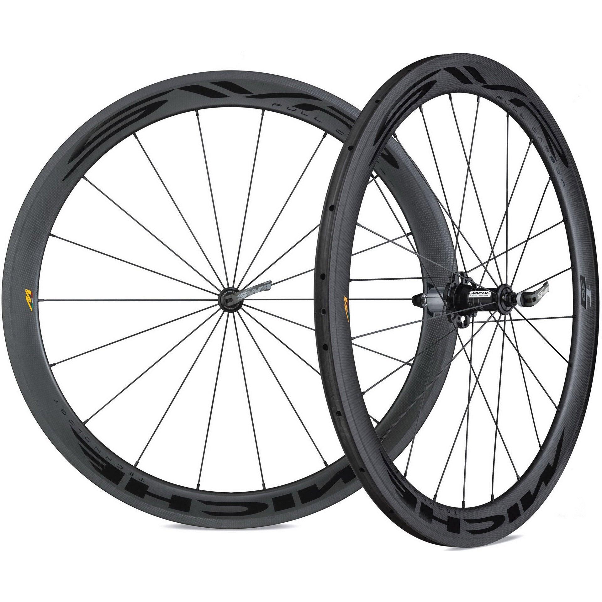 SHIMANO Shimano Ruote Full Carbon 50/50 — compatibili 9/10/11, nero.