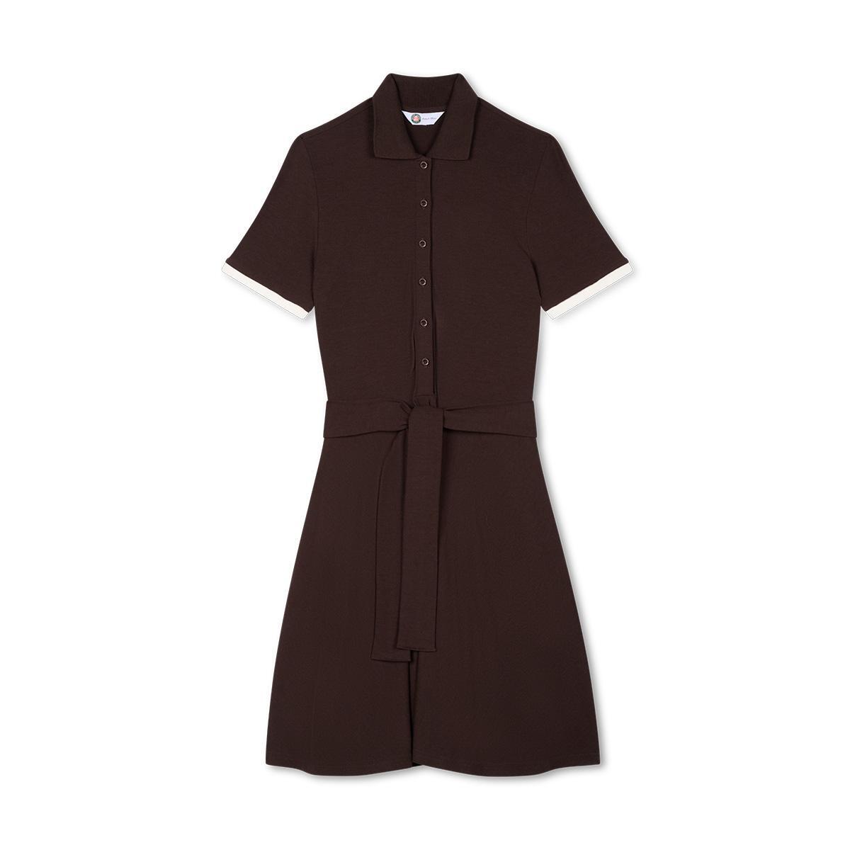 Robe Heritage Femme Roland-Garros - Chocolat 5/5
