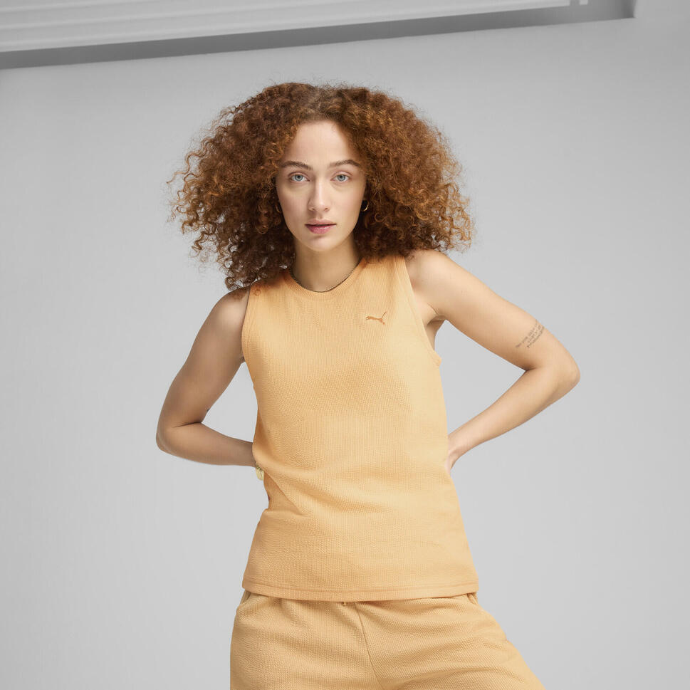 Damska koszulka bez rękawów HER PUMA Almost Apricot Orange