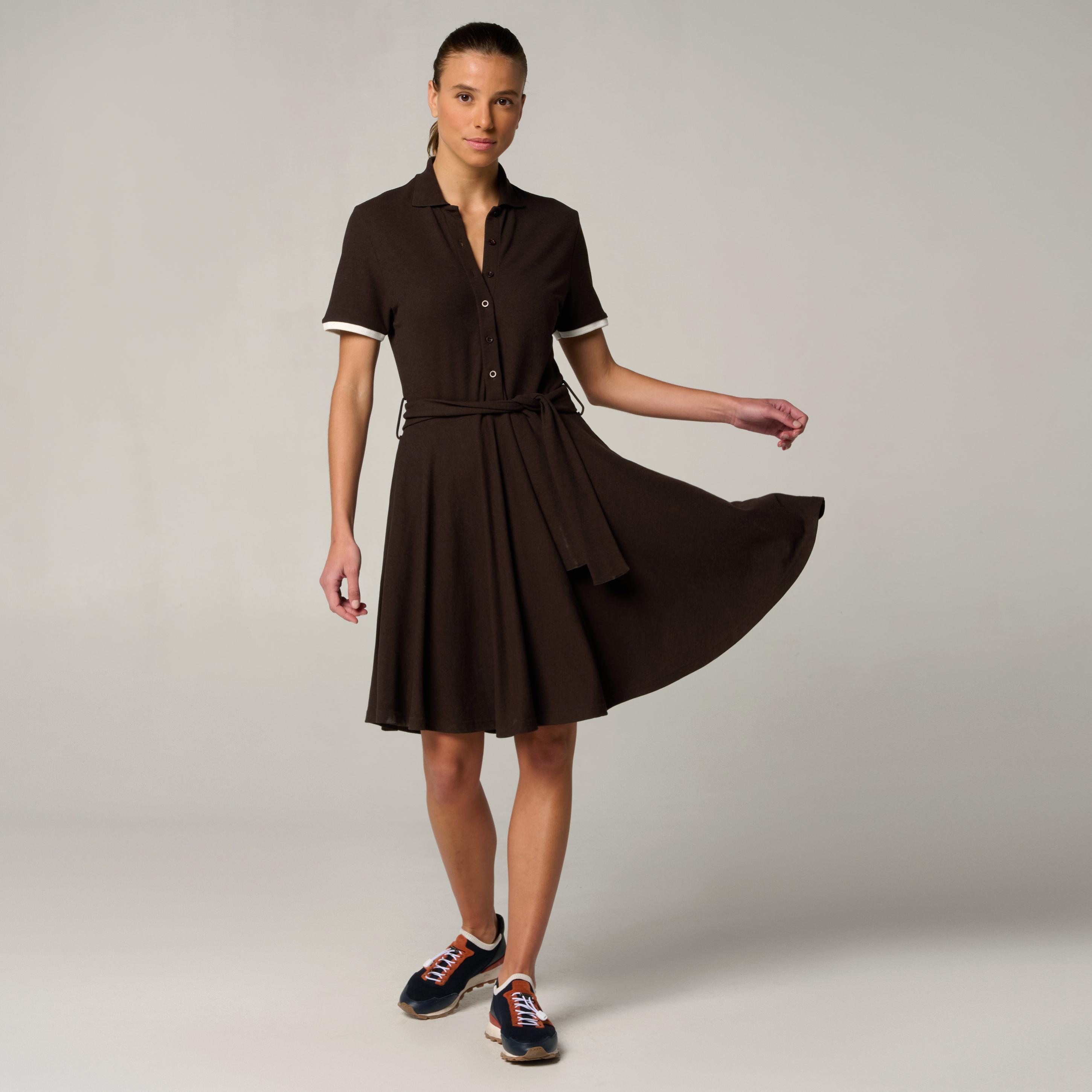 Robe Heritage Femme Roland-Garros - Chocolat 1/5