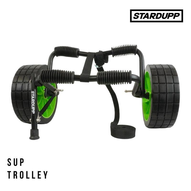 SUP Trolley Stardupp pliable 60 cm noir, 2 roues tout-terrain 2/4