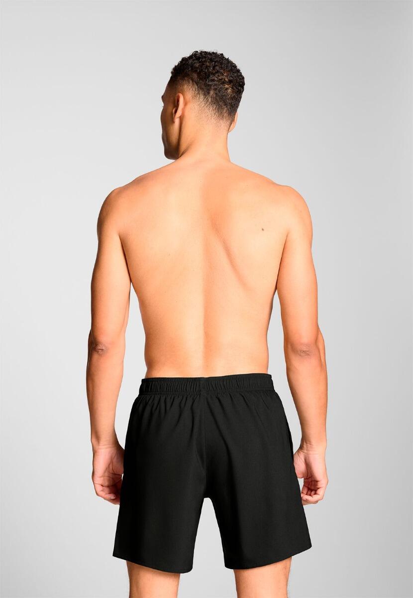 Badehose Herren Mid Shorts Schwarz 4/6