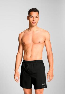 Zwembroek heren mid shorts zwart