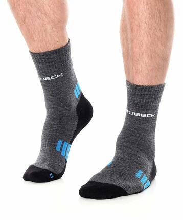 Skarpety męskie trekkingowe z wełną merino Brubeck Trekking Light
