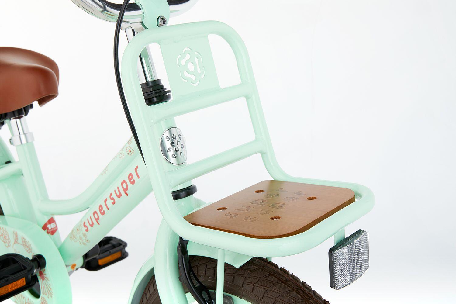 Bici Bambino SuperSuper Cooper Bamboo - Verde pistacchio 4/6