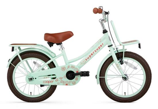Bici Bambino SuperSuper Cooper Bamboo - Verde pistacchio