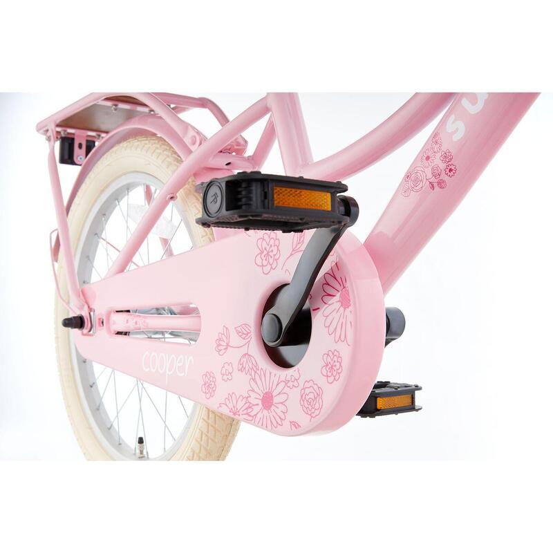 Vélo enfant SuperSuper Cooper Bamboo - 18 pouces - Rose