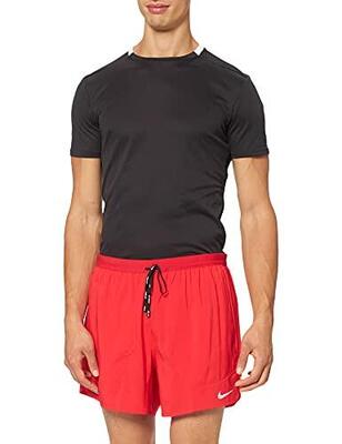 Nike Flex Stride Pantaloncini Da Bagno Uomo - Rosso Università/Riflesso Argento