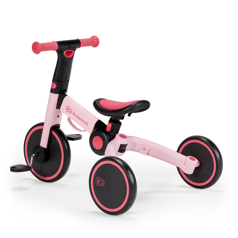 Tricicletă cu pedale Kinderkraft  4Trike, Roz