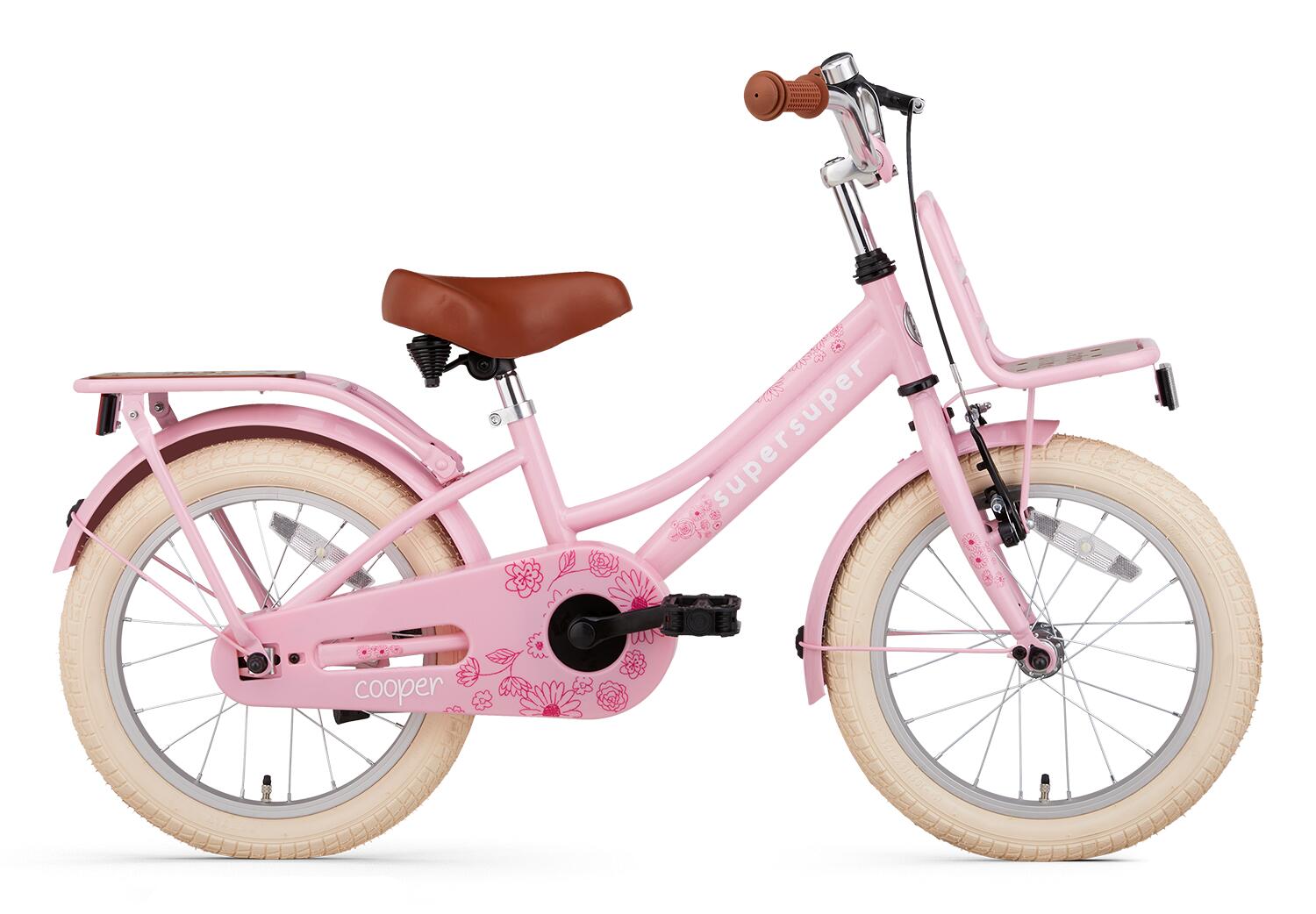 SUPERSUPER Bici Bambino SuperSuper Cooper Bamboo - Rosa