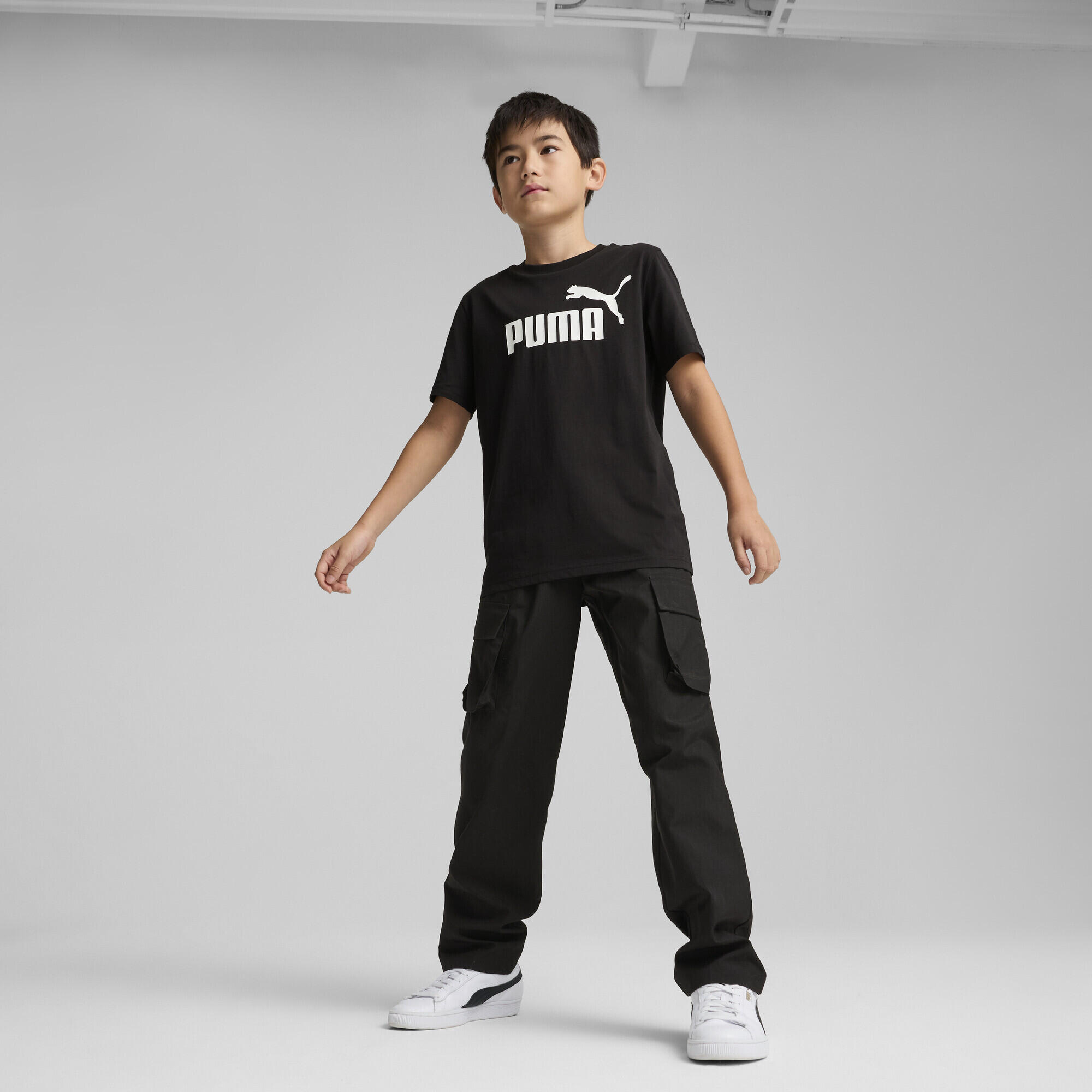 T-shirt con logo ESS N. 1 per ragazzi PUMA 4/7