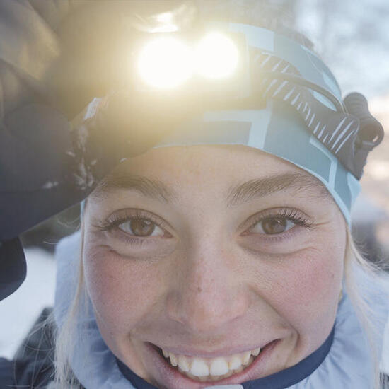 Lampada frontale a LED ricaricabile