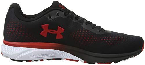 Under Armour Charged Spark - Scarpe Running Uomo, Nero/Rosso 5/6