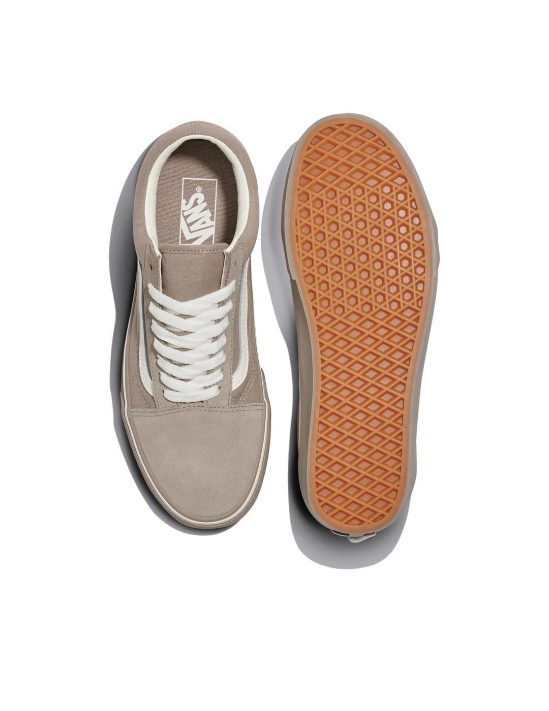 Sapatilhas masculinas Vans old skool marrom. 4/5