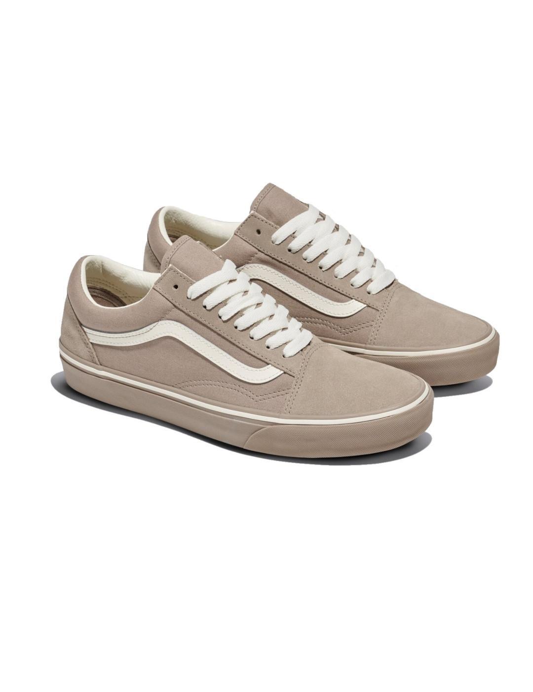 Sapatilhas masculinas Vans old skool marrom. 3/5