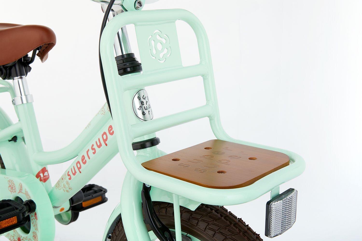 SuperSuper Cooper Bamboo Kinderfahrrad Pistaziengrün 4/5