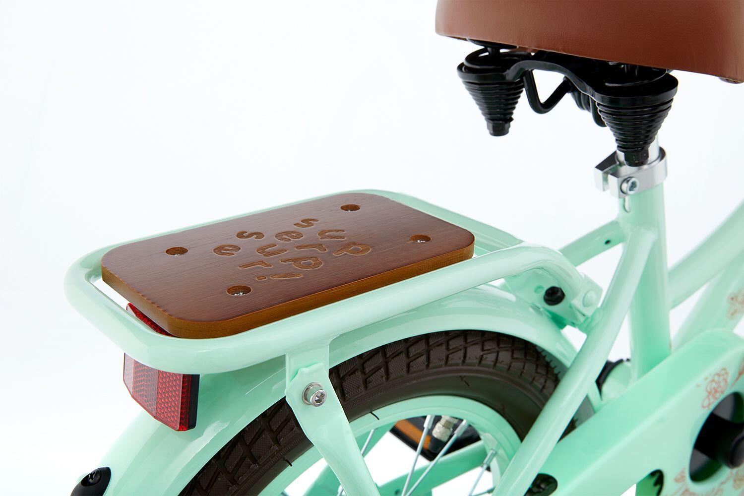 SuperSuper Cooper Bamboo Kinderfahrrad Pistaziengrün 5/5