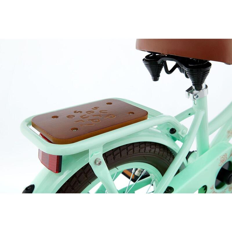 Vélo enfant SuperSuper Cooper Bamboo - 14 pouces - Vert Pistache