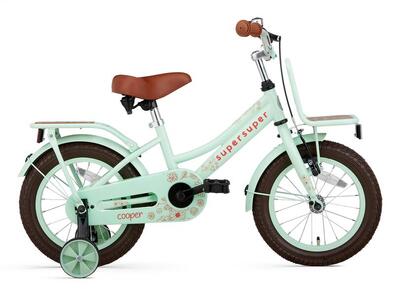 Bici Bambino SuperSuper Cooper Bamboo - Verde pistacchio