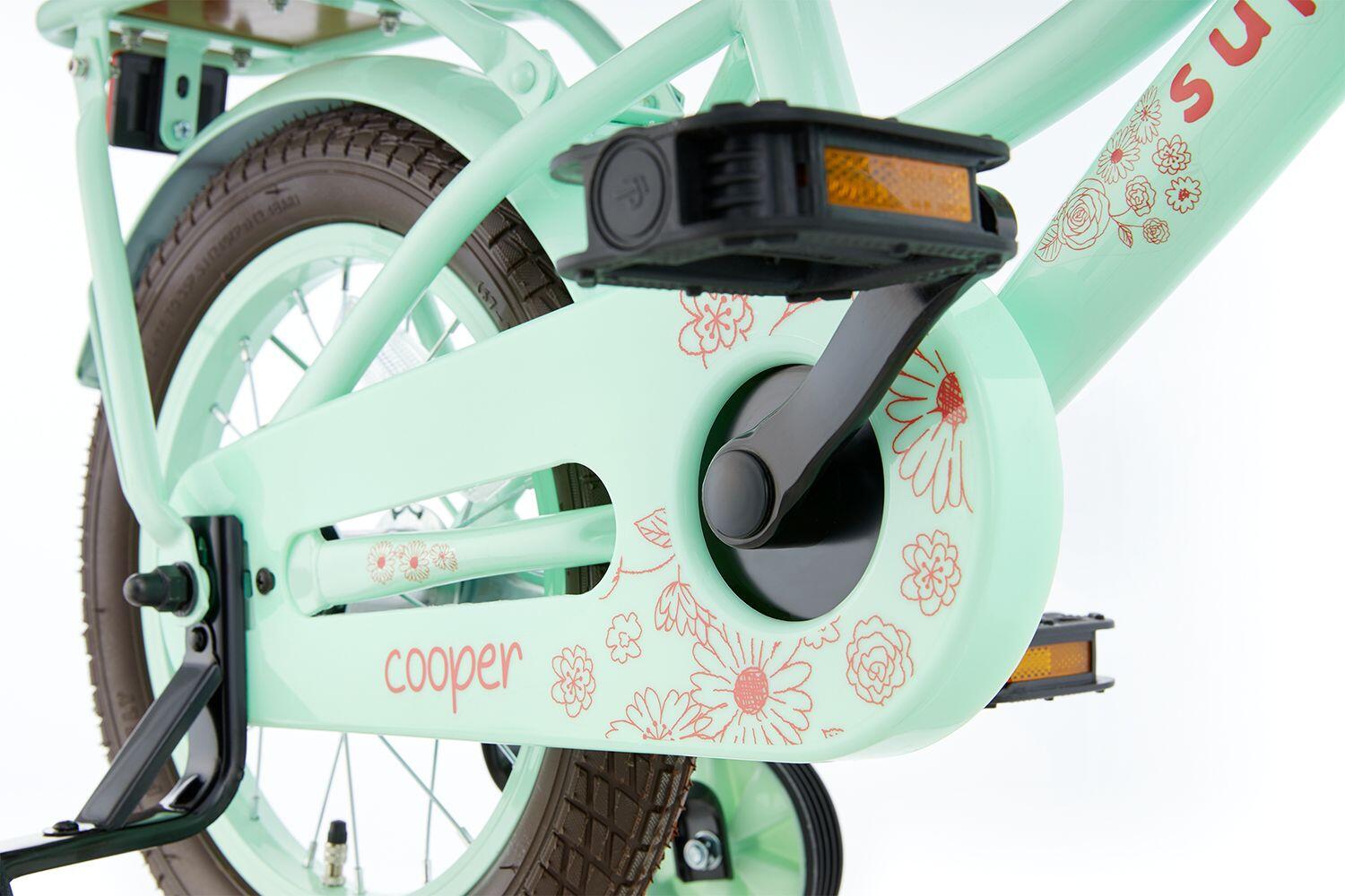 SuperSuper Cooper Bamboo Kinderfahrrad Pistaziengrün 3/5