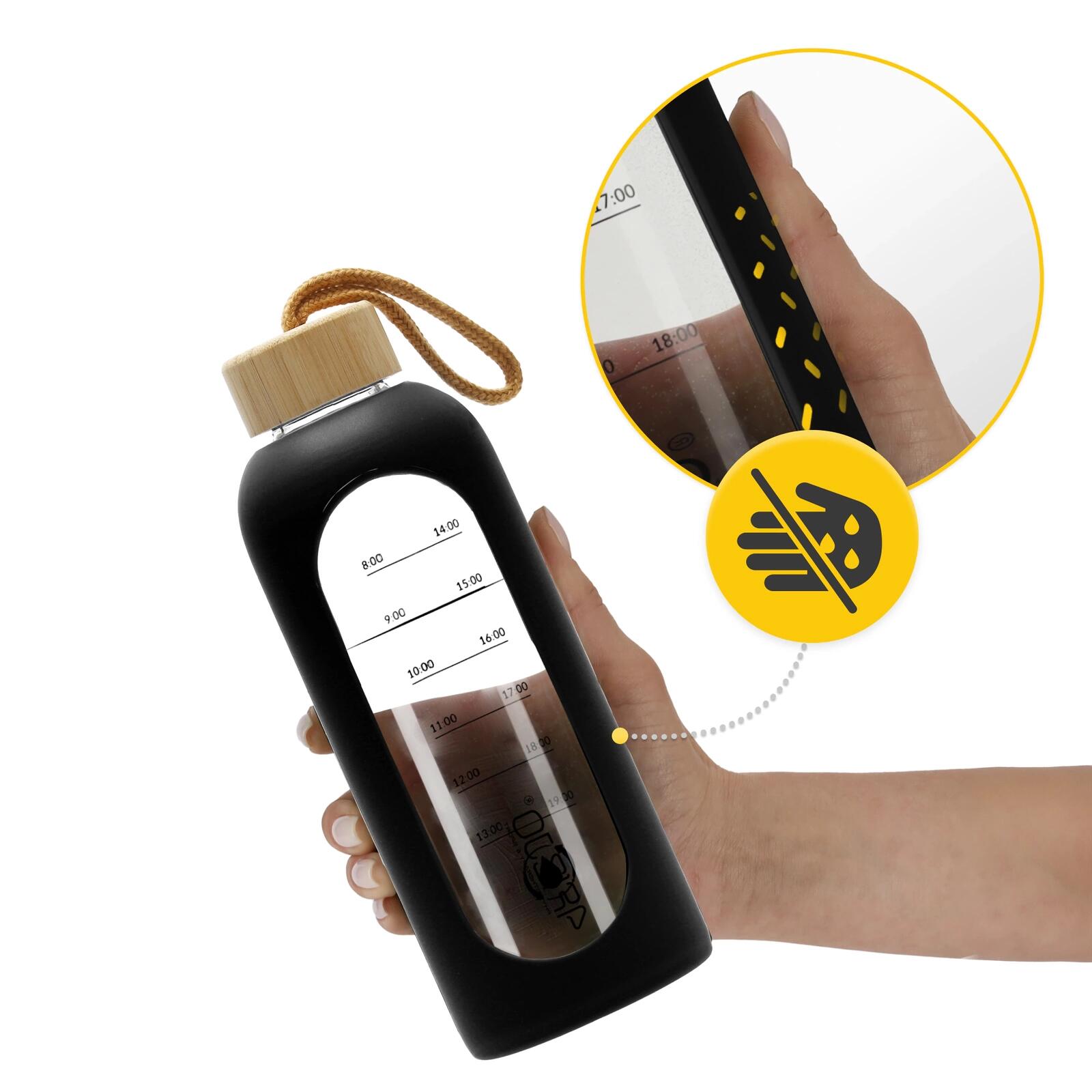 Sport Wasserflasche aus Glas 4FIZJO 750 ml 4/7