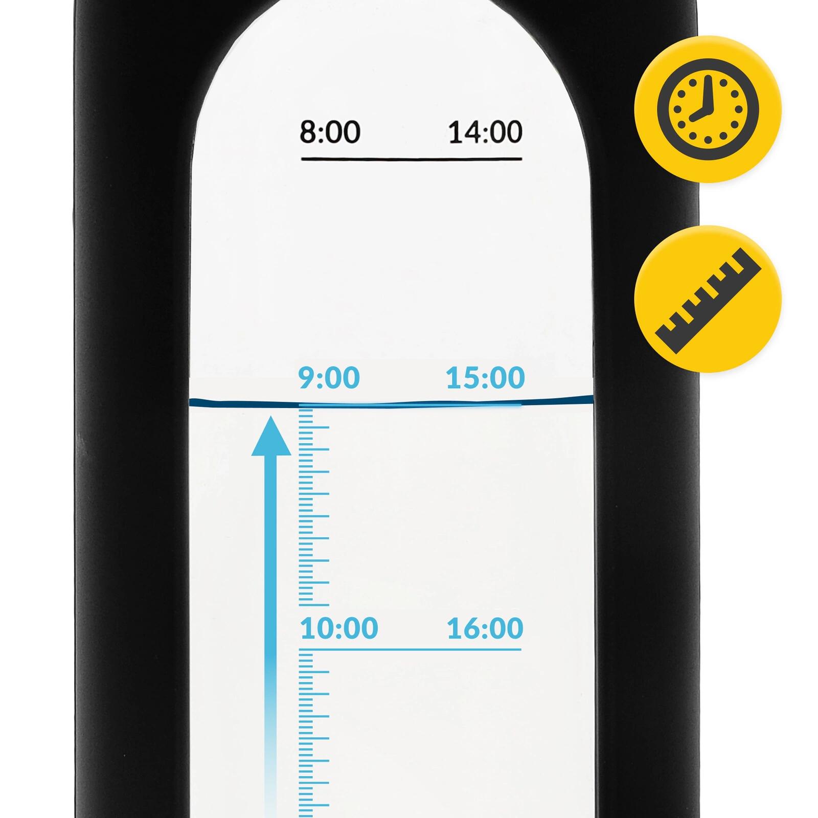 Szklana butelka na wodę sportowa 4FIZJO 750 ml