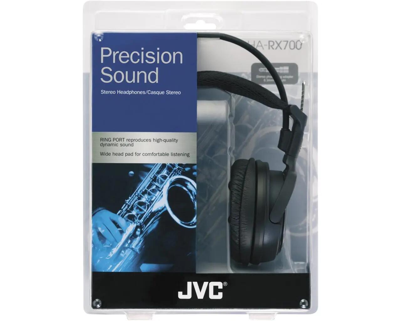 Casti audio Over-Ear JVC HA-RX700-E, Negru 6/6