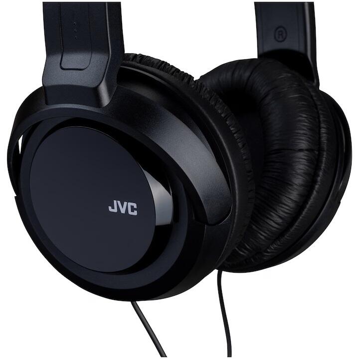 Casti audio JVC HA-RX330, Cu Fir, Over-Ear, negru