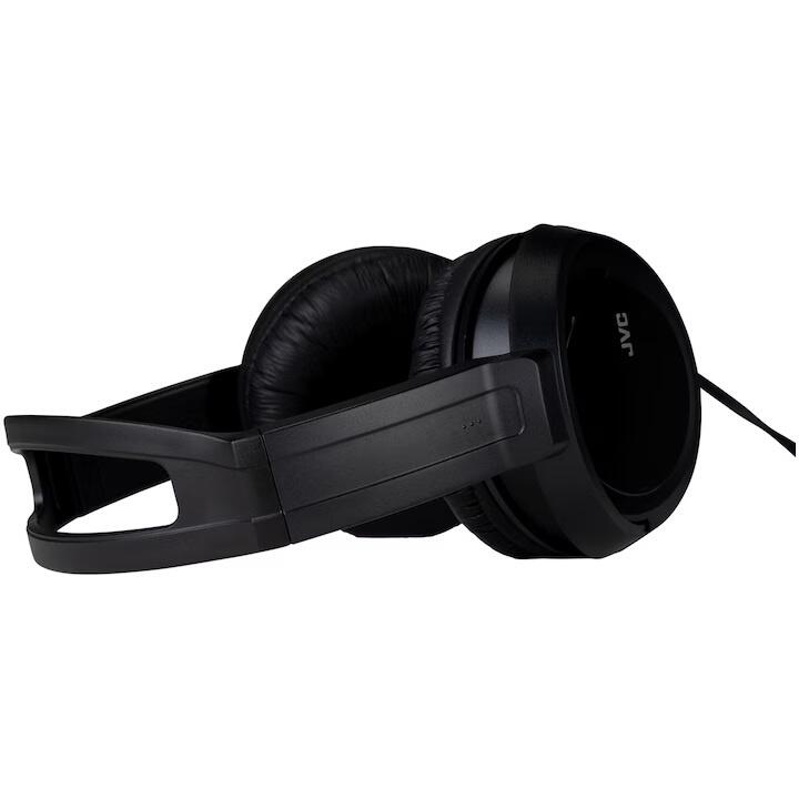 Casti audio JVC HA-RX330, Cu Fir, Over-Ear, negru