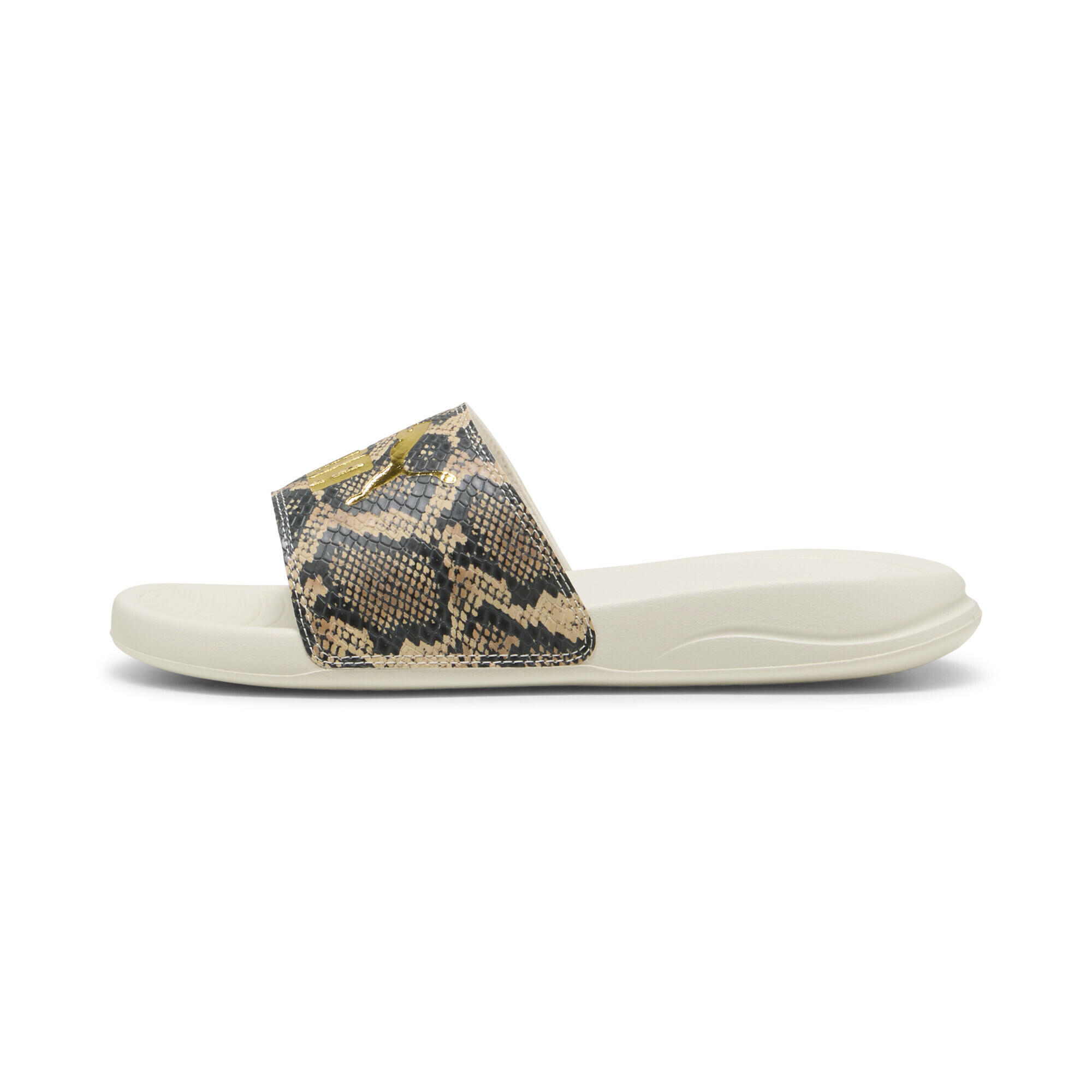 Claquettes Popcat 2.0 Snake Chic Femme PUMA Alpine Snow Gold White 4/7