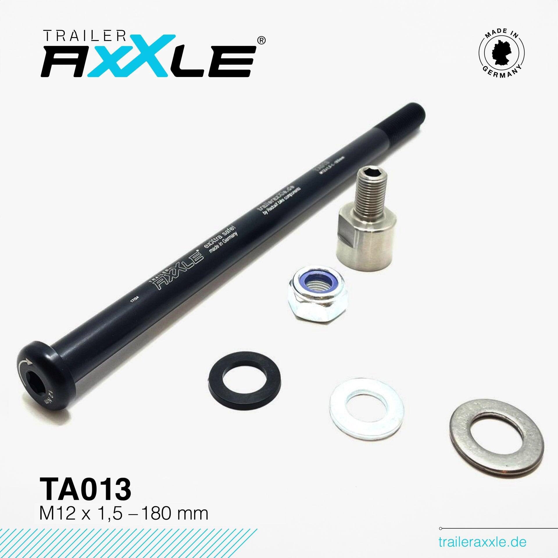 Bobike - Axe De Plantes Qibbel Radoxx Pour Remorque M12x1.5 180mm - Moyeu De Roue De Vélo - Taille Unique - Decathlon